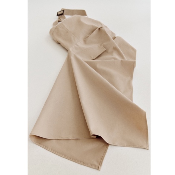 ZARA NWT  Woman Asymmetric Gabardine Top Bloggers Fav Size S - Picture 7 of 16